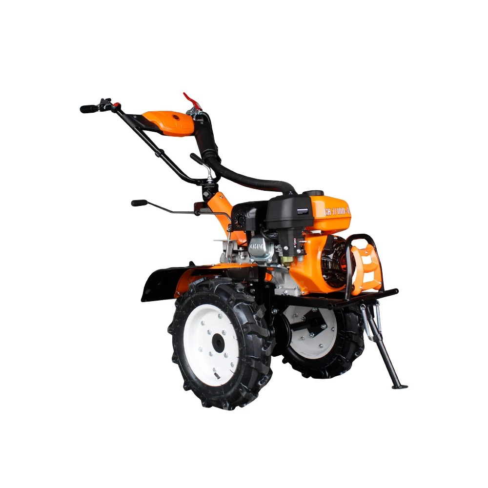 Мотоблок бенз. GH-7/100-4; 7к.с., ширина 60/100см, передач 3вперед/1назад, колеса 10" - Фото 1 Мотоблок бенз. GH-7/100-4; 7к.с., ширина 60/100см, передач 3вперед/1назад, колеса 10"