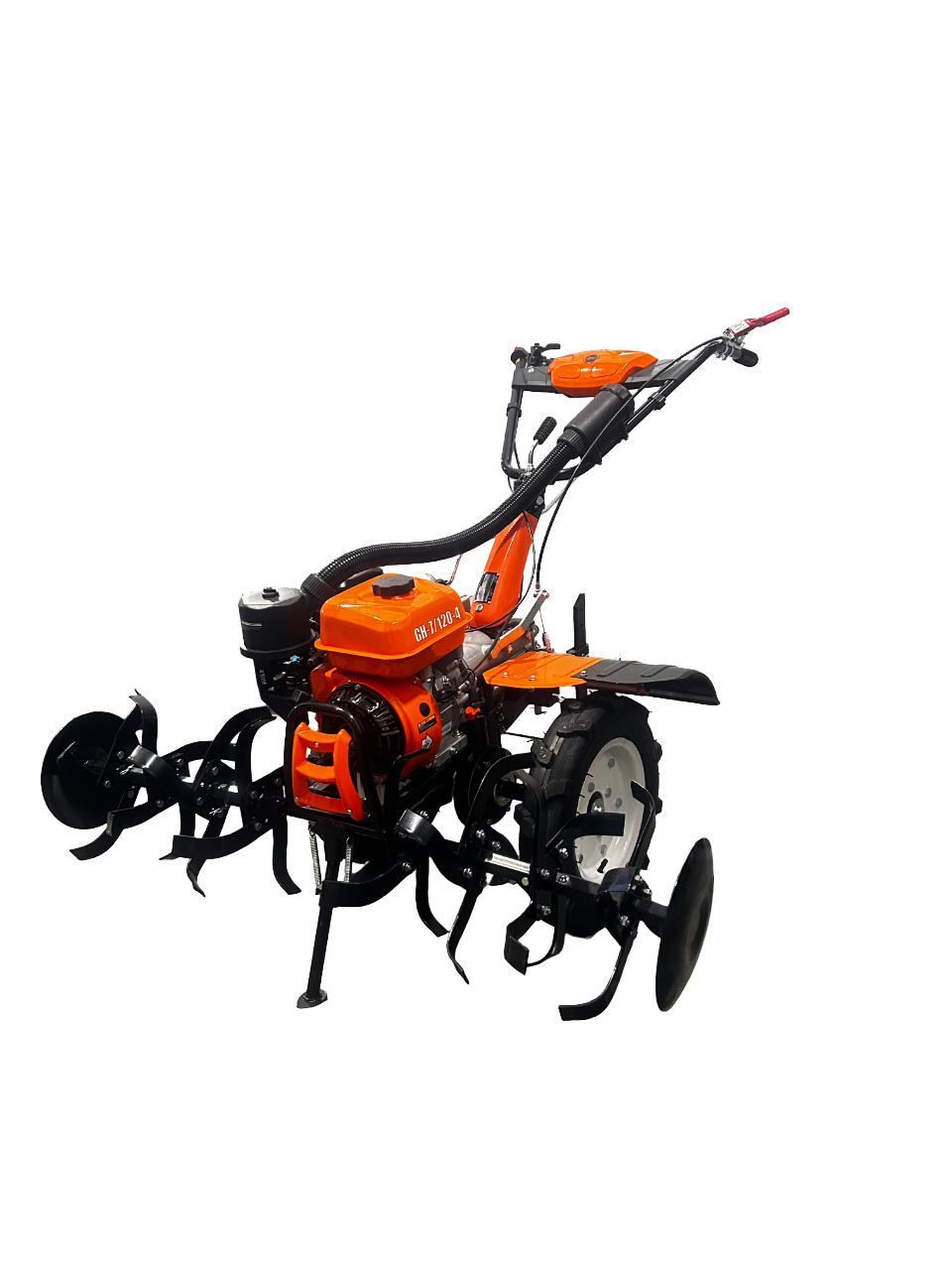 Мотоблок бенз. GH-7/120-4; 7к.с., ширина 60/100/120см, передач 3вперед/1назад, колеса 10" - Фото 1 Мотоблок бенз. GH-7/120-4; 7к.с., ширина 60/100/120см, передач 3вперед/1назад, колеса 10"