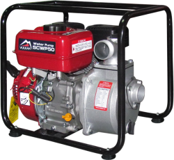 Мотопомпа рукав 50мм, 30м3/год, підйом 25м, чиста вода, SCWP50