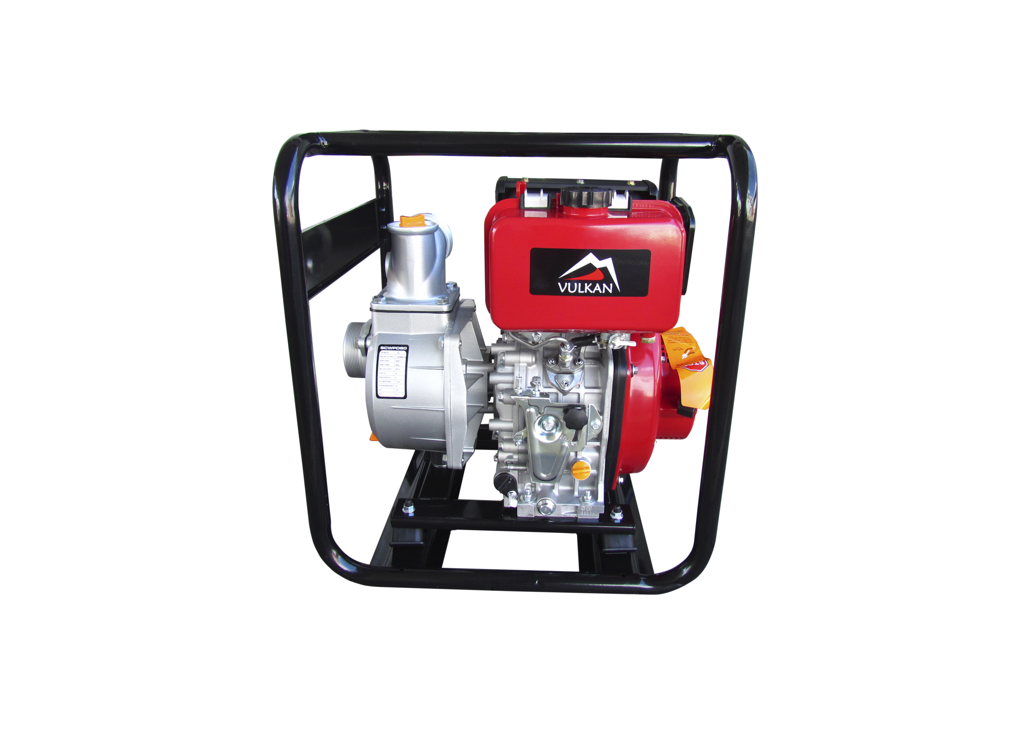 Мотопомпа рукав 75мм, 48м3/рік, підйом 23м, чиста вода, SCWPD80, дизельна