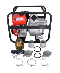 Мотопомпа рукав 100мм, 85м3/год, підйом 25м, шлам/брудна вода, дв.Senci SC420 Arsenal Grand