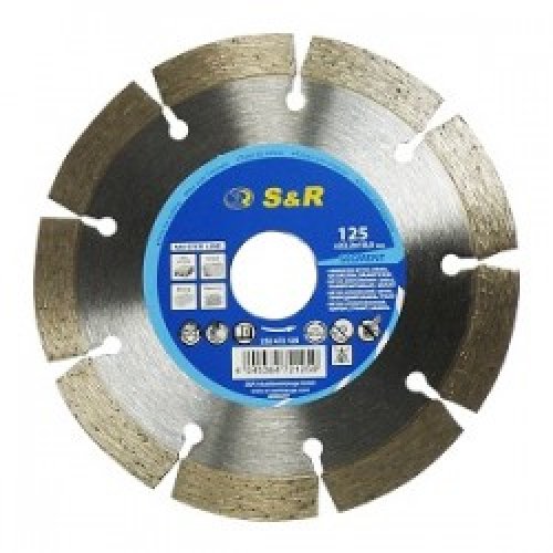 Диск алмазний сегментний S&amp;R Meister 125x22,2