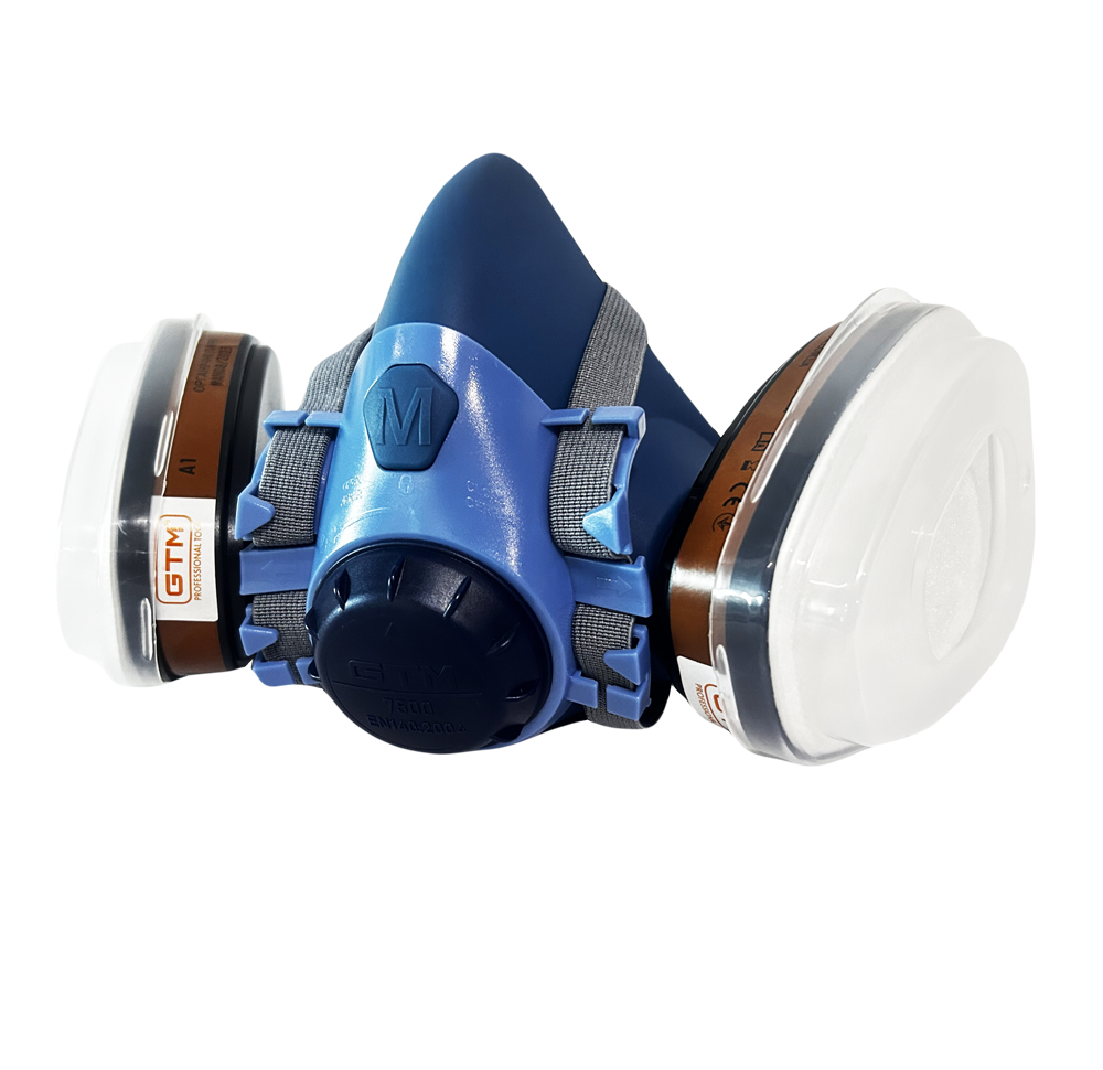 Набір маляра (напівмаска 7500, фільтр A1, тримач, предфільтр) р.М