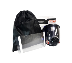 Маска GTM повнолицьова 6800 великий розмір (без фільтрів) - фото №5 Маска GTM повнолицьова 6800 великий розмір (без фільтрів) не дорого