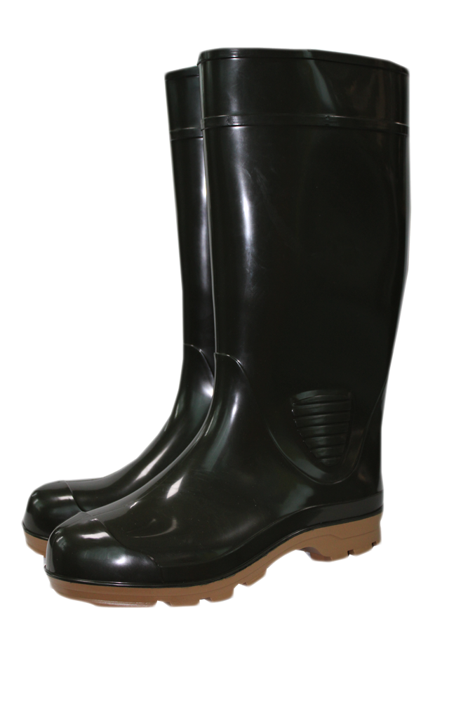 Чоботи гумові 42р. "Торнадо" ПВХ зелені, високі