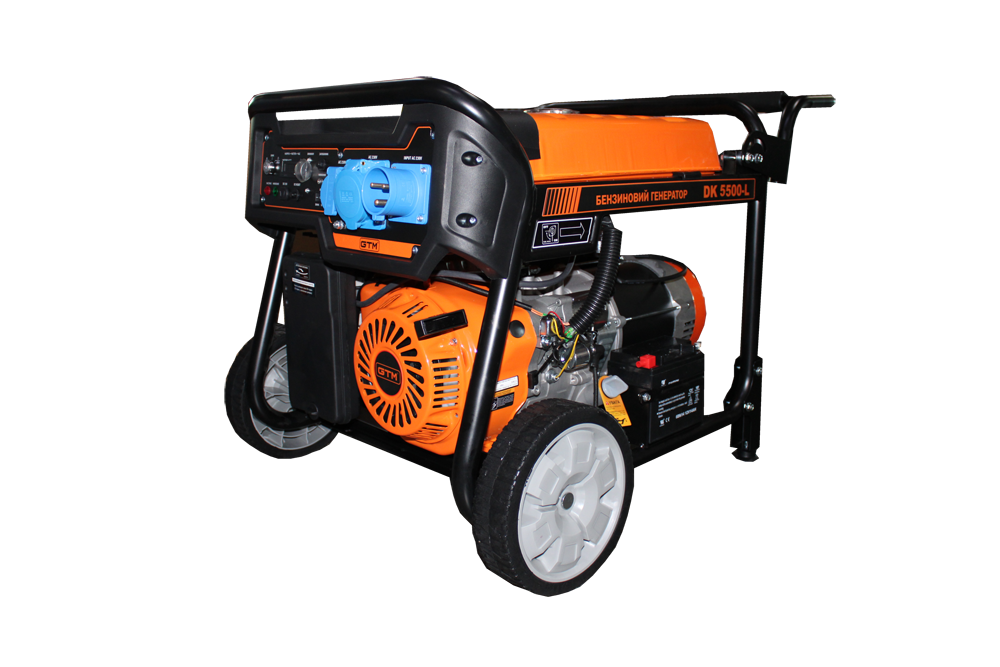 Генератор бензиновий 5 кВт GTM DK5500-L із вбудованим АВР - Фото 1 Генератор бензиновий 5 кВт GTM DK5500-L із вбудованим АВР