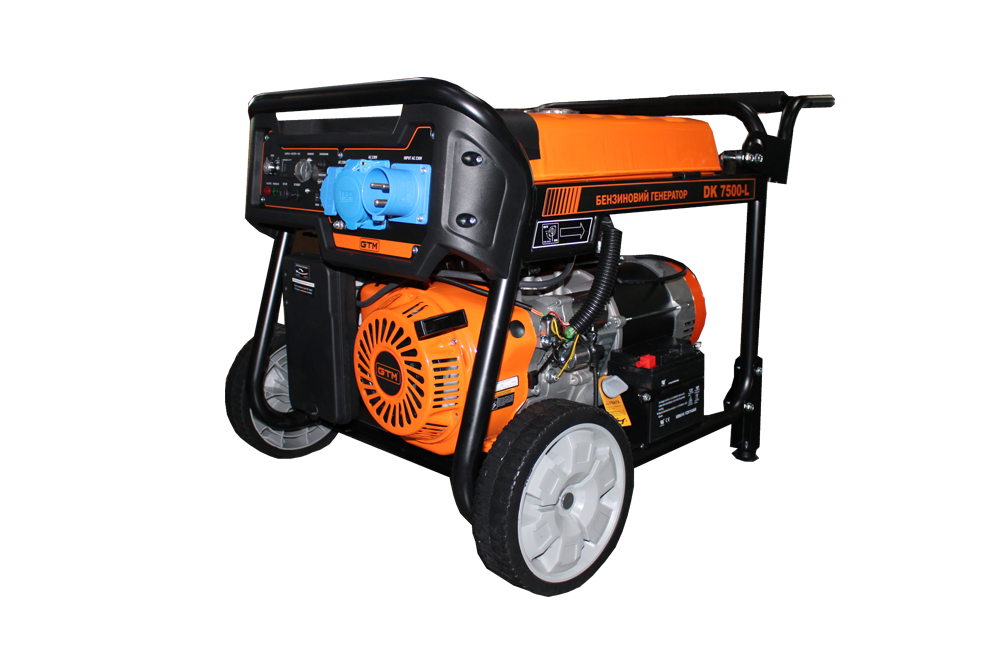 Генератор бензиновий 7 кВт GTM DK7500-L із вбудованим АВР - Фото 1 Генератор бензиновий 7 кВт GTM DK7500-L із вбудованим АВР