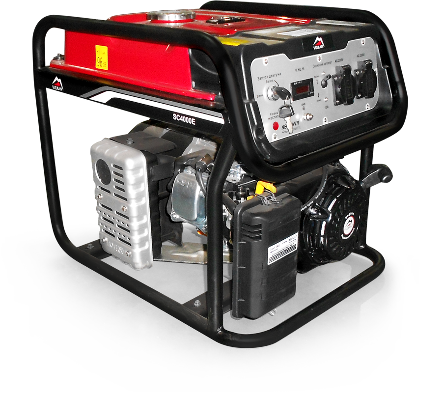 Генераторна установка SC4000E-II 1ф 3,2кВт, ел.старт, бак-15л