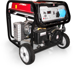 Генераторна установка SC9000E-II 1ф 7,0кВт ел.старт, 25л, колеса