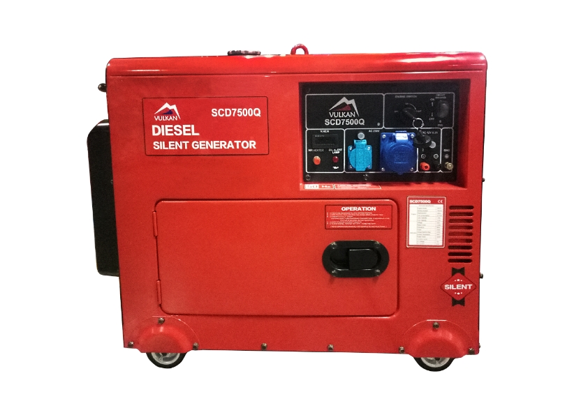 Генератор дизельний 5.5 кВт Vulkan SC7500Q