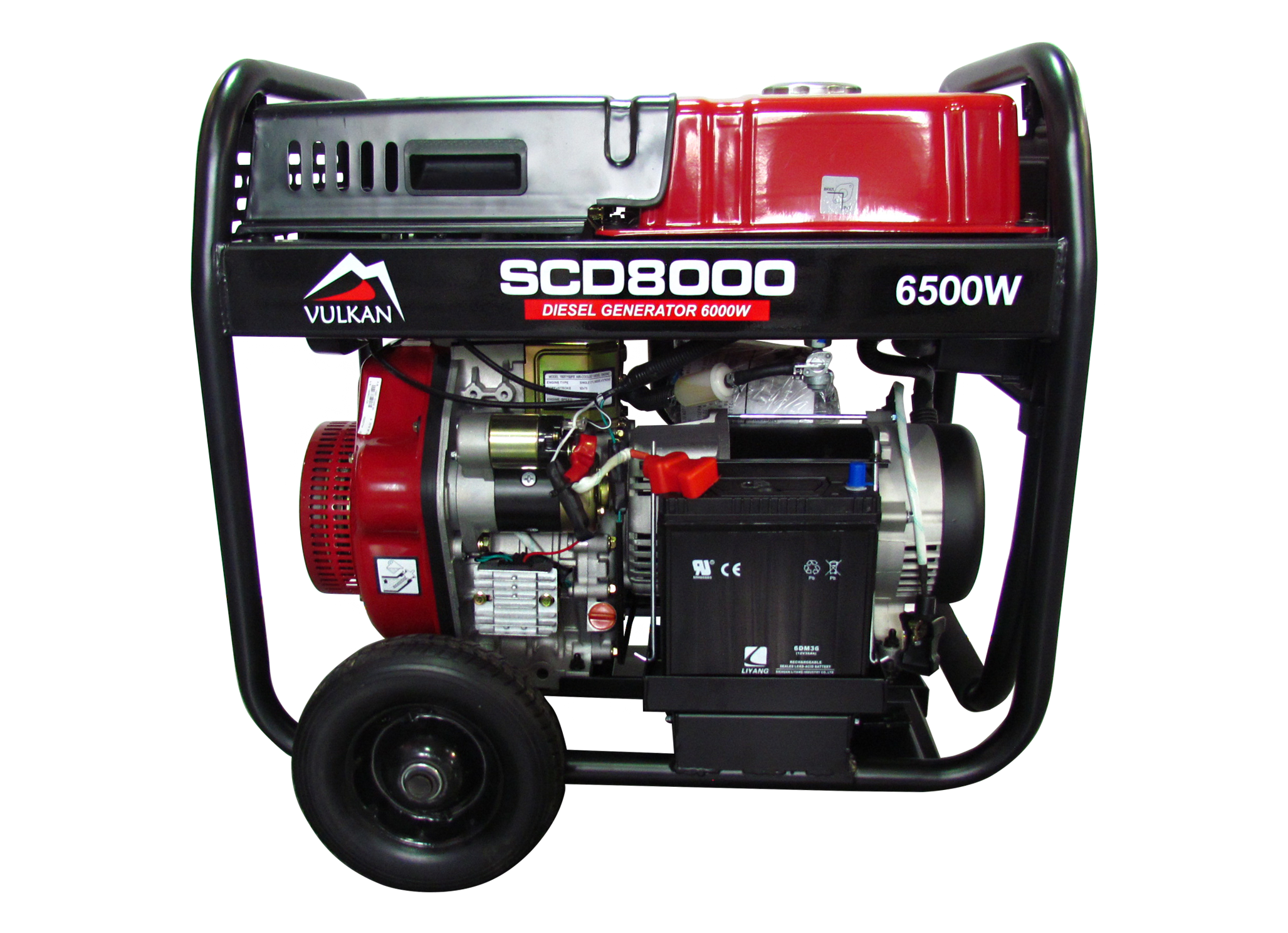 Генератор дизельний 6 кВт Vulkan SCD8000