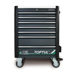 Візок з інструментом (BUMPER SERIES) 7 секцій 340од. сірий TOPTUL GE-34029 купити