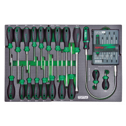 Візок з інструментом (BUMPER SERIES) 7 секцій 340од. сірий TOPTUL GE-34029 не дорого