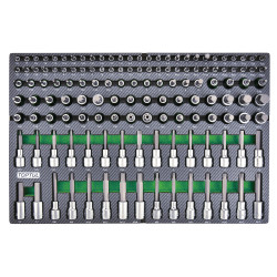 Візок з інструментом (BUMPER SERIES) 7 секцій 340од. сірий TOPTUL GE-34029 фото