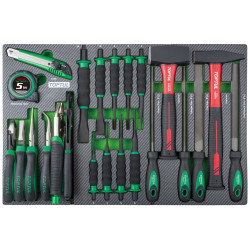 Візок з інструментом (BUMPER SERIES) 7 секцій 340од. сірий TOPTUL GE-34029 в інтернет-магазині