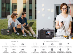 Портативна зарядна станція KS 2400PS купити