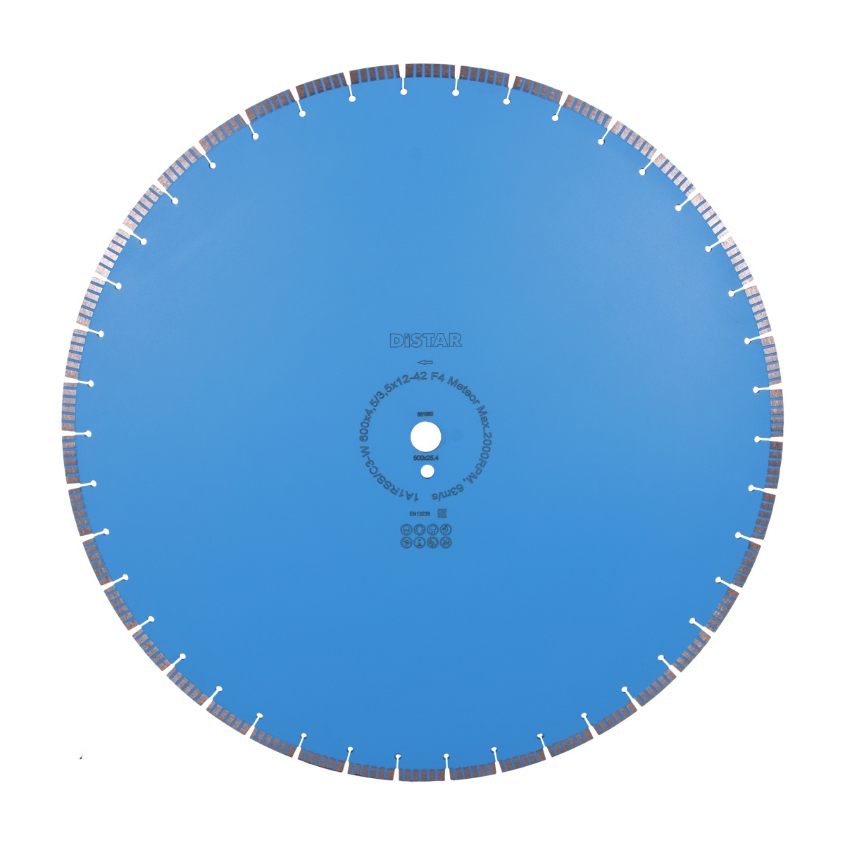 Круг алмазный отрезной 1A1RSS/C3-W 600x4,5/3,5x25,4-11,5-42-ARPS 40x4,5x10+2 R290 Meteor