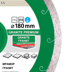 Круг алмазний вiдрiзний 1A1R 180x1,6x8,5x25,4 Granite Premium в Україні