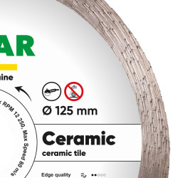 Круг алмазний вiдрiзний 1A1R 125x1,4x8x22,23 Ceramic в Україні