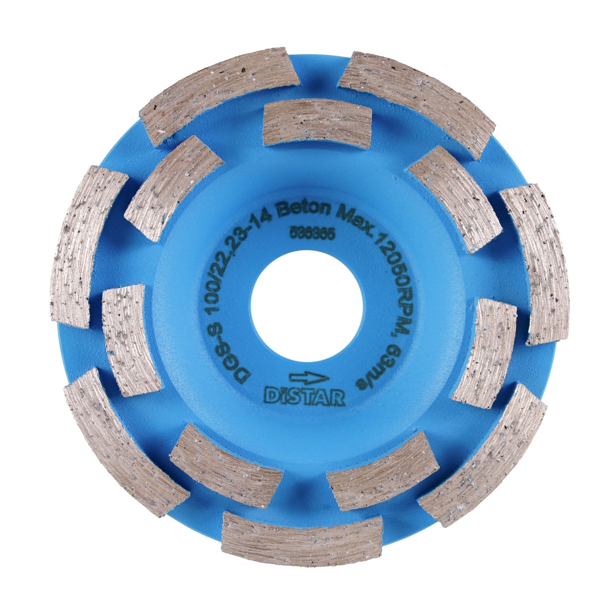 Фреза алмазна DGS-S 100/22,23-14 Beton