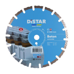 Круг алмазний вiдрiзний 1A1RSS/C1 300x3,0/2,0x10x25,4-11,5-18 HIT  Beton