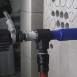 Коллектор отвода пыли DrillSTREAM Aluminum 1_1/4UNC(in)x1_1/4UNC(out) фото