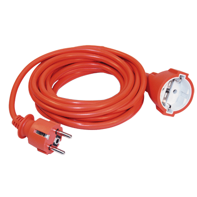 Підовжувач 1гн/15м із з/к (3*1,5) помаранч