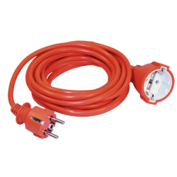 Подовжувач 1гн/10м с з/к (3*1,5) помаранч