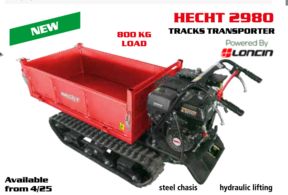 Стрічковий транспортер з навантажувачем HECHT 2980