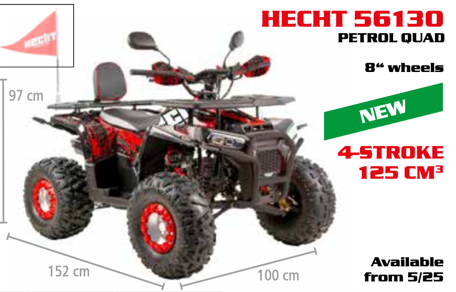Квадроцикл бензиновый HECHT 56130