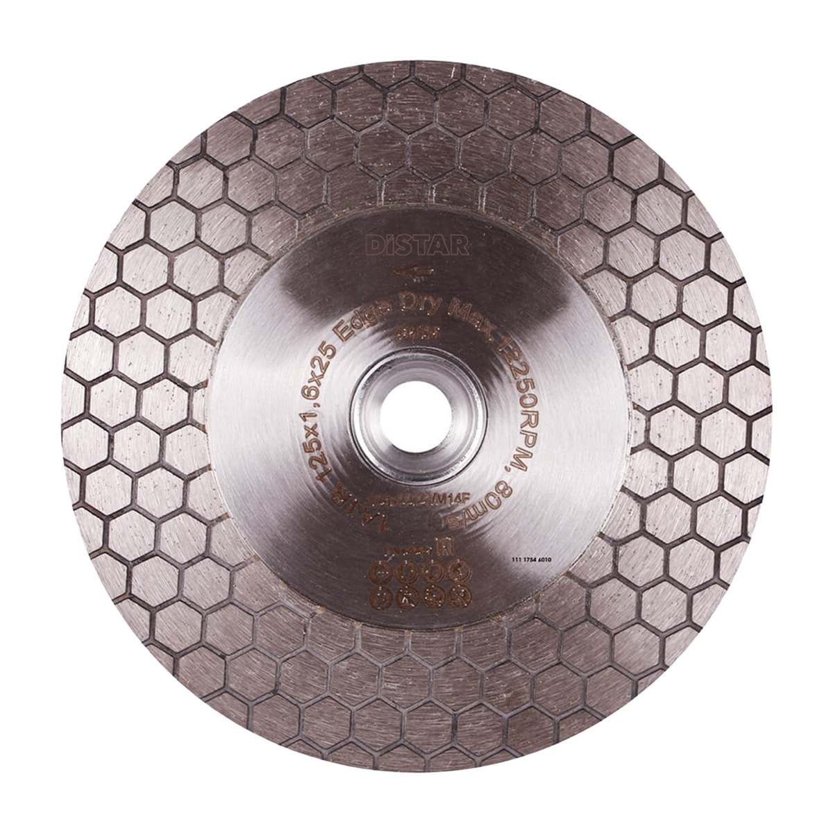 Круг алмазный отрезной 1A1R 125x1,6/1,2x25x22,23/M14F Edge Dry