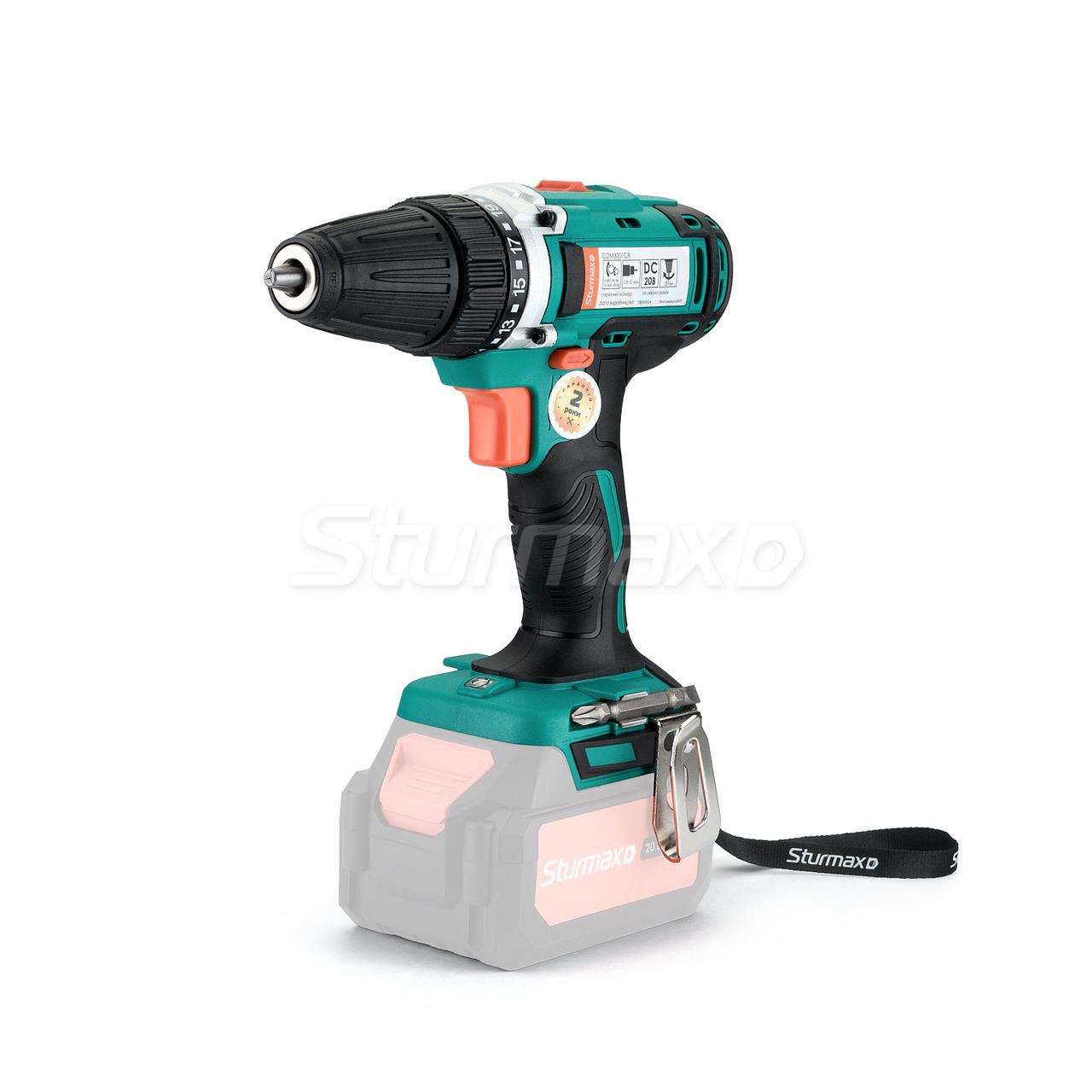 Шуруповерт акумуляторний Sturmax CDM3201CR 