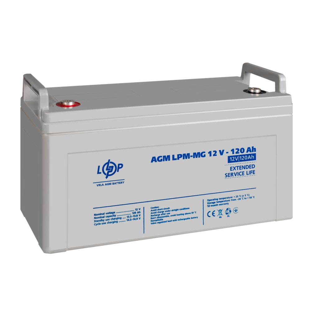 Акумулятор мультигелевий LPM-MG 12V - 120 Ah