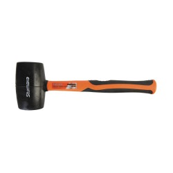 Киянка резиновая черная. фиберг. ручка 680 г Sturmax 1012M-02-B0680