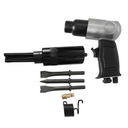 Пневмомолоток 2 в 1 із набором зубил і голчастою насадкою AIRKRAFT AT-8039DA купити