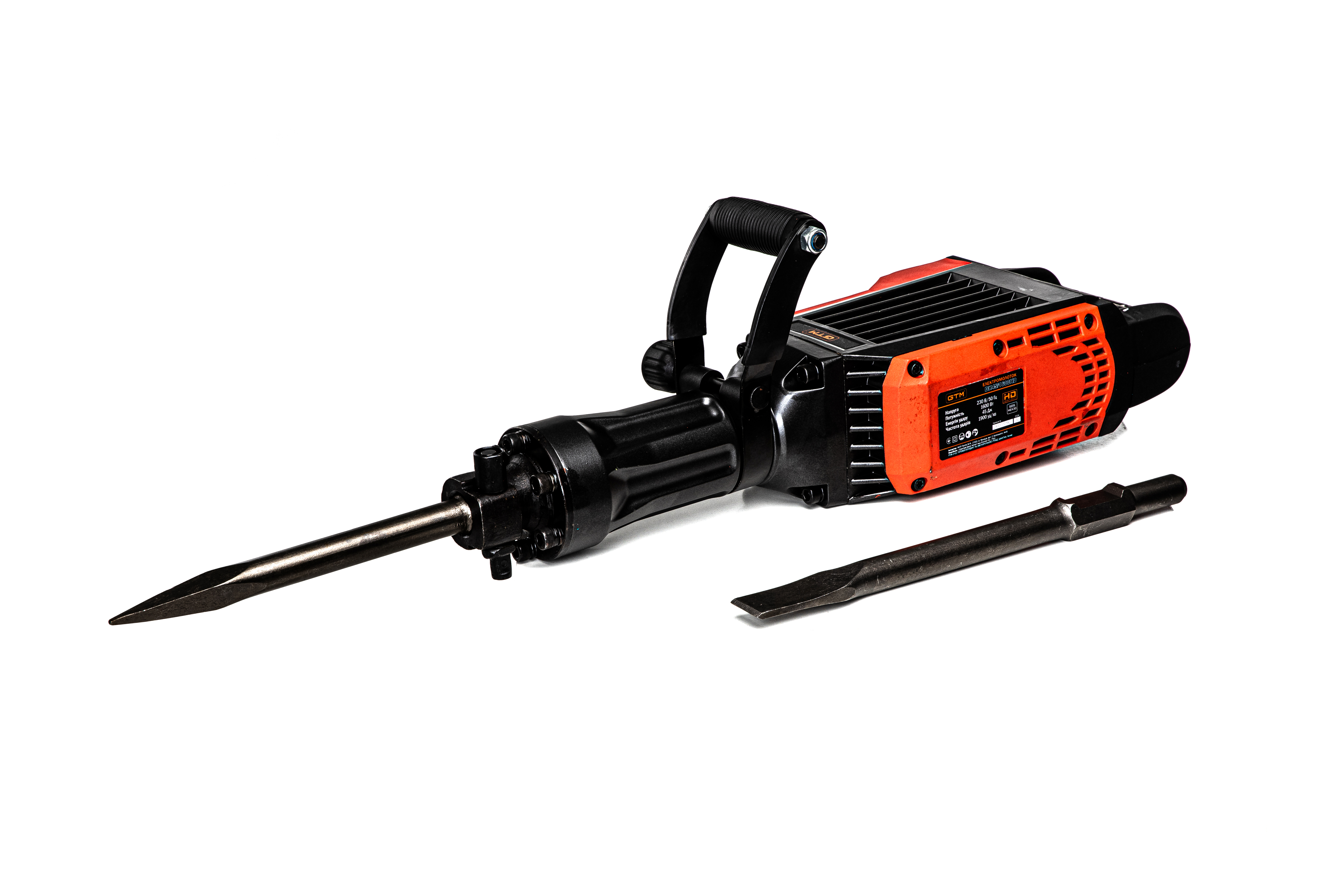 Електромолоток DH45/1600HD, 1600Вт, SDS-HEX 30, 45Дж, 1900уд/хв - Фото 1 Електромолоток DH45/1600HD, 1600Вт, SDS-HEX 30, 45Дж, 1900уд/хв