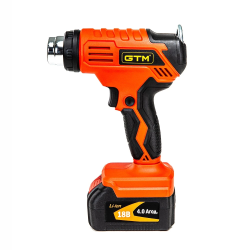 Акумуляторний технічний фен GTM HGC18/550 + АКБ і ЗП (HGC18/550_KIT) купити