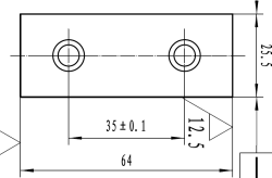Ніж для подрібнювача садового DS2800/45, DS2500/40 (2шт.) купити