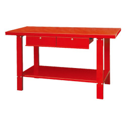 Верстат сталевий професійний з висувними ящиками та нижньою полицею 1500x640x865 мм TORIN PBW59250201