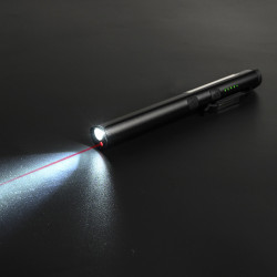 Фонарик светодиодный алюминиевый (COB+LED) с УФ, лазером и магнитом Pen Light  PROTESTER PRO-FL0305S не дорого