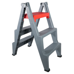 Трехступенчатая мини лестница-стремянка до 150кг GI36003 G.I.KRAFT