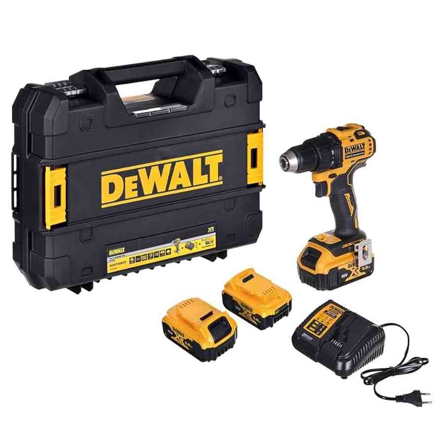 Дрель-шуруповёрт аккумуляторная бесщёточная DeWALT DCD708P3T