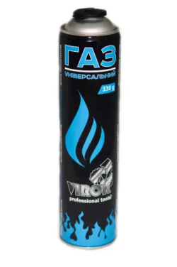 Балон газовий 1-разовий VIROK з різьбовим з'єднанням 300 г