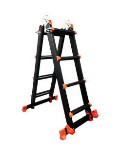 Лестница-трансформер телескопическая GTM KMP404D 4*4 алюминиевая, 4 м купить