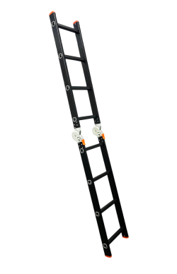 Лестница-трансформер телескопическая GTM KMP404D 4*4 алюминиевая, 4 м заказать