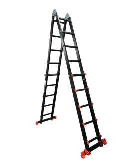 Драбина-трансформер телескопічна GTM KMP405D 4*5 алюмінієва 5.15 м