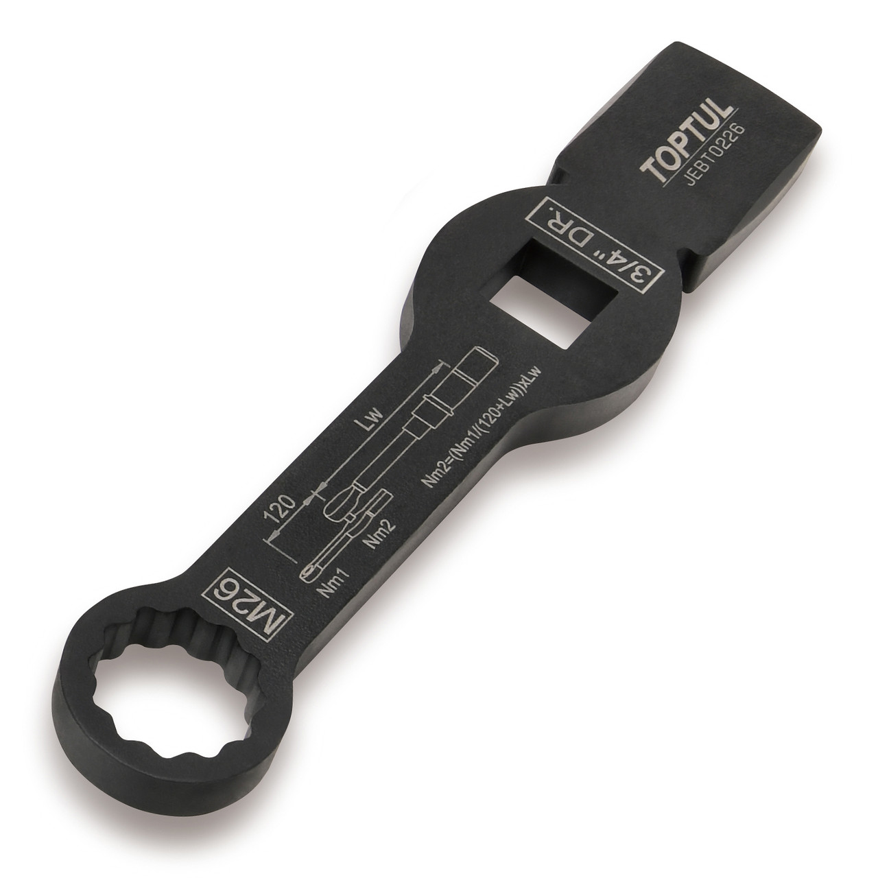 Ключ ударний 3/4" M26 для гальмівного супорту DAF XF, XF95, XF105, XF106 TOPTUL JEBT0226