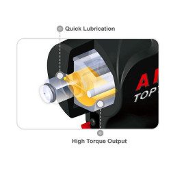Пневмогайковерт 1/2" 900 Nm 10000об/мин 1,37кг супер-короткий Super Duty TOPTUL KAAQ1665 заказать