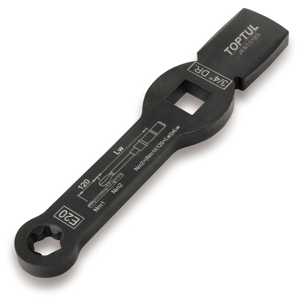 Ключ ударный 3/4" E20 для тормозного суппорта MAN TGL, TGM  TOPTUL JEBT0120