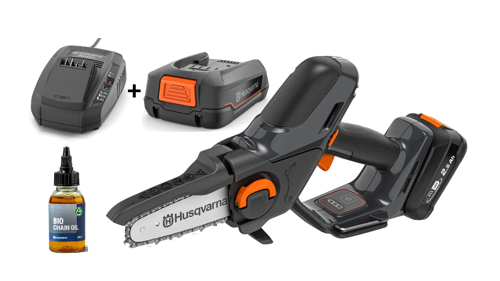 Веткорез мини-пила Husqvarna Aspire P5-P4A KIT (АКБ+ЗУ) (9706213-05)